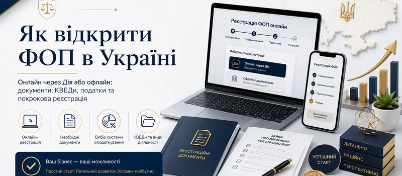 Как открыть ФОП в Украине